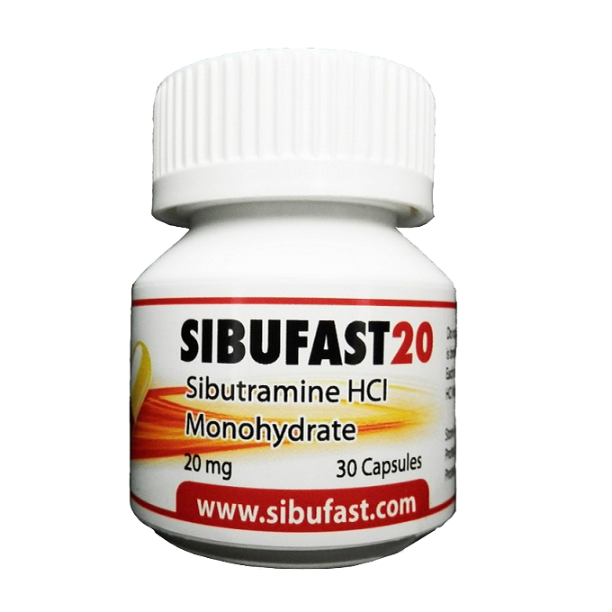 Generico Reductil Sibutramine 20 mg. SIBUFAST