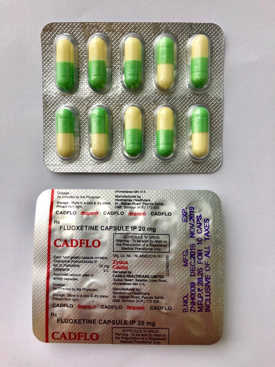 Fluox (Fluoxetine / Fluxican) 20 mg